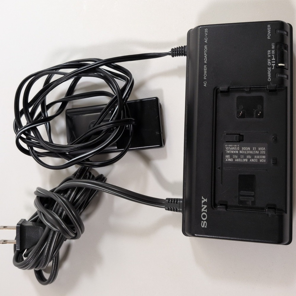 Sony AC-V35 AC Power Adaptor Battery Charger for Camcorder VTR Made in Japan